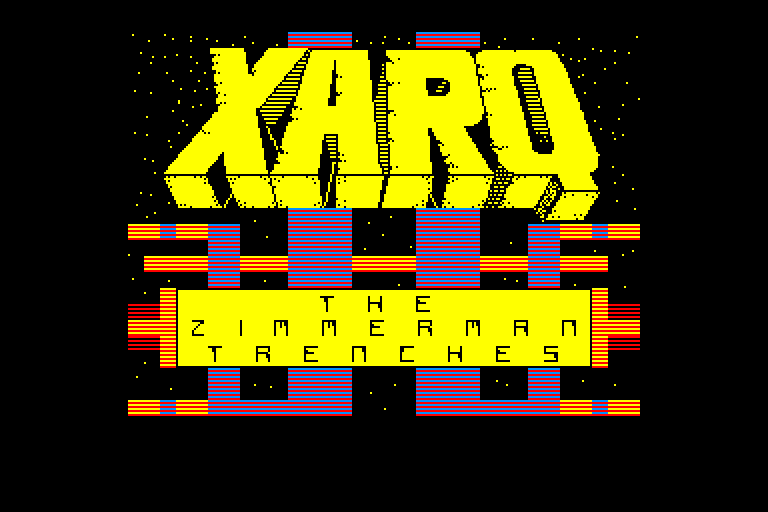 screenshot of the Amstrad CPC game Xarq