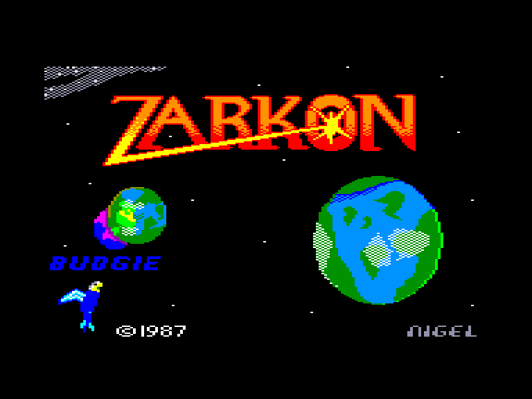 screenshot du jeu Amstrad CPC Zarkon