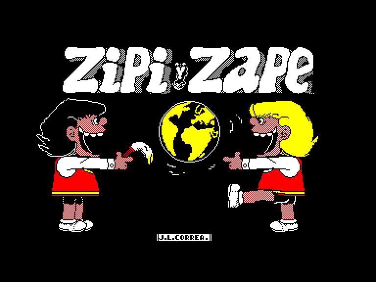 screenshot of the Amstrad CPC game Zipi y zape