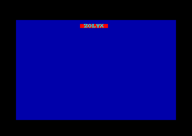 screenshot du jeu Amstrad CPC Zolyx