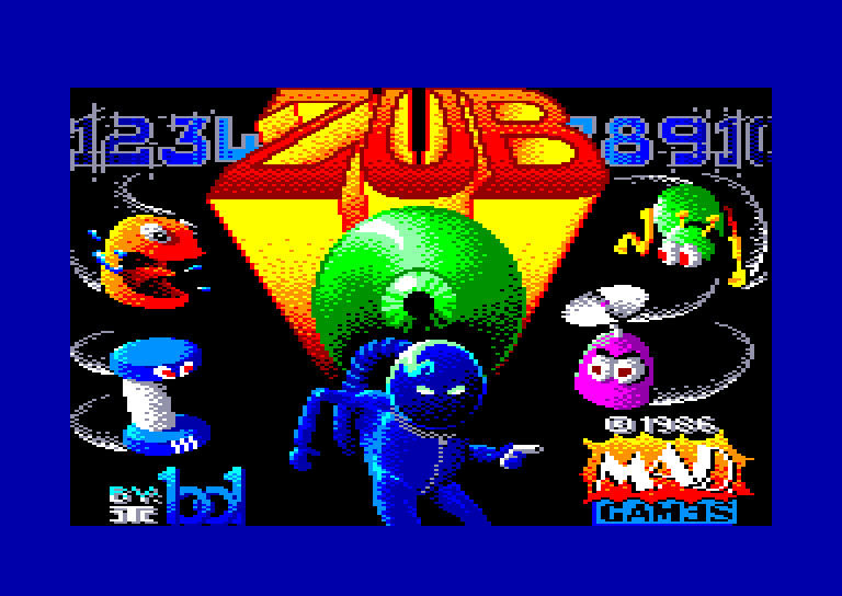 screenshot du jeu Amstrad CPC Zub