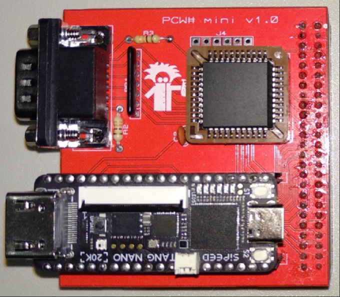 PCW Mini, une carte d'extension pour Amstrad PCW